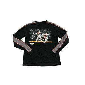 Harley Davidson Women’s Long Sleeve T-Shirt Black/Orange Graphic Size L​​​​
